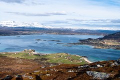 Utsikt över Lavangsfjorden